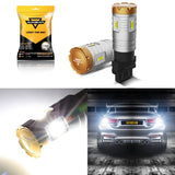 For 2012-2015 Toyota Tacoma H4/9003 F-16 Plus Series Built-in Canbus Automotive Grade 14000LM LED Light Bulbs High Low Beam Bundle