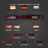 LED Tail Lights Assembly Full LED W/Start-Up Animation For 2011-2014 Dodge Charger