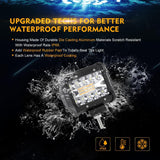 4 Inch 6 Modes White&Amber LED Working Light LED Pods with A-Pillar Mounting Bracket For Ford Bronco 2/4 Door 2021 2022
