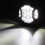 V-ULTRA Series | 7 Inch 226W LED Side Shooter White Pod Lights with Amber DRL
