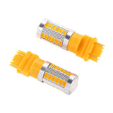 (2pcs/set) 3157/3156 33pcs-LED 3020SMD Amber 8000LM LED Brake/Reverse/Tail/Turn signal Light