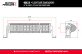 Body Armor 4x4 – 20" Blackout LED Light Bar (Combo Beam + Wire Harness)