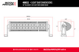 Body Armor 4x4 – 30" Blackout LED Light Bar (Combo Beam + Wire Harness)