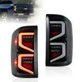 LED Tail Light Assembly With Dynamic Welcome Lighting For 2014-2018 Chevrolet Silverado