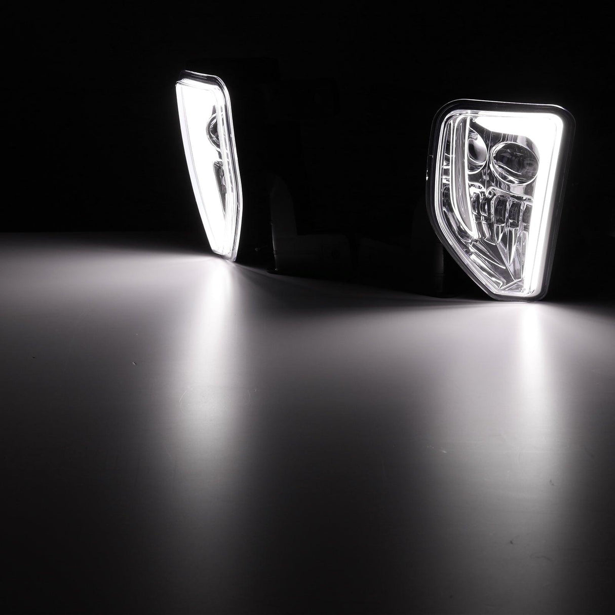 (2pcs/set) 45W DOT Approved LED Fog Lights with DRL for 2016-2018 Chevy Silverado 1500 (Chrome)