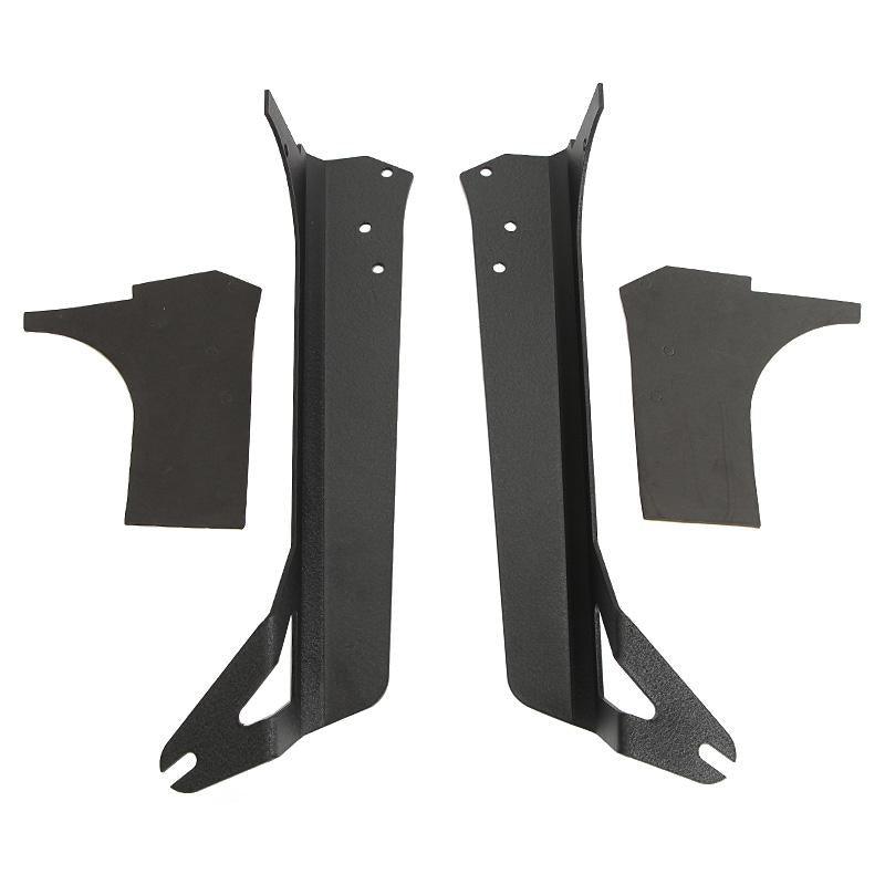 50" Straight Light Bar Windshield Mounting Brackets for 1997-2006 Jeep Wrangler TJ