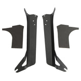 50" Straight Light Bar Windshield Mounting Brackets for 1997-2006 Jeep Wrangler TJ
