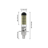 H1 LED Fog Light/DRL Bulbs 6W 2000ML 6500K White | 2 Bulbs