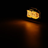 Auxbeam MASTER-T Series 5" Flood Beam Off-Road Lights Amber Backlight