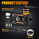 (2pcs/set) 60W LED Fog Lights with DRL/ Turn Signal for Ford F150 2015 2016 2017 2018 2019 2020