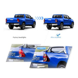 LED Tail Lights Assembly With Dynamic Welcome Lighting For 2015-2022 Toyota Hilux SR5 8th Gen (GUN125, GUN126R)