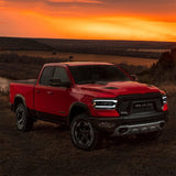 LED Headlight Assembly Reflection Bowl Chrome For 2019-2023 Dodge Ram 1500 5th Gen(DT)