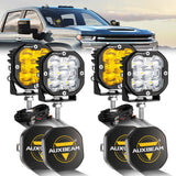 XP-ULTRA Series 3 Inch 80W 9600LM LED Pods Lights White&Amber