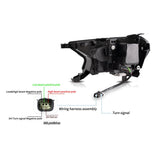 LED Headlight Assembly Reflection Bowl For 2015-2022 Ford Ranger 3th Gen P375
