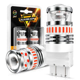 T25 3157 3156 LED Brake/Tail Light Bulbs 11W 4000LM Red B1 Series | 2 Bulbs