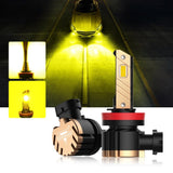(2pcs/set) H11/H8/H9 8000LM 3000K Yellow Z3 LED Fog Light/DRL BULBS 44W For 2012-21015 TOYOTA TACOMA