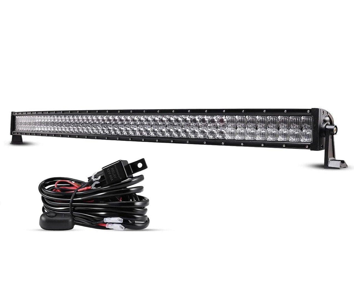 22 Inch-52 Inch 5D Series Straight/Curved Combo Beam Double Row LED Light Bar for 2016 Ford F150
