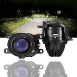 2 Inch 70W Bi-LED Projector Lens Fog Light 6000K Blue Film Lens For Toyota/Honda | 2 PCS/Set