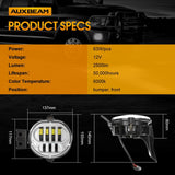 (2pcs/set) 63W Chrome LED Fog Light for Dodge Durango Dodge Ram 1500/2500/3500