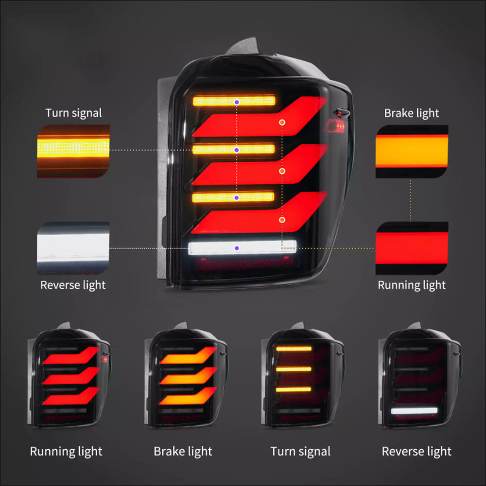 LED Tail Lights Assembly For 2010-2014 Toyota 4Runner
