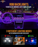 RC-800 RGB Switch Panel with Remote Controller, Toggle/ Momentary/ Pulsed Mode Supported(One-Sided Outlet)
