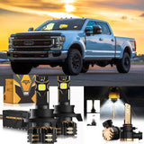 For 2001-2004 Ford F-250 Super Duty 9007 LED Headlight Bulbs