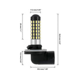 881 886 889 894 896 898 LED Fog Light/DRL Bulbs 6W 2000ML 6500K White | 2 Bulbs