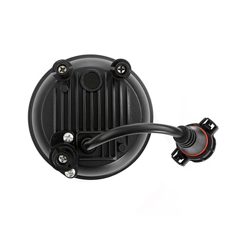 (2pcs/set) 24W Round Black LED Fog Lights 5202 for 2007-2014 GMC Yukon, 2007-2014 GMC Yukon XL 1500, 2007-2013 GMC Yukon XL 2500