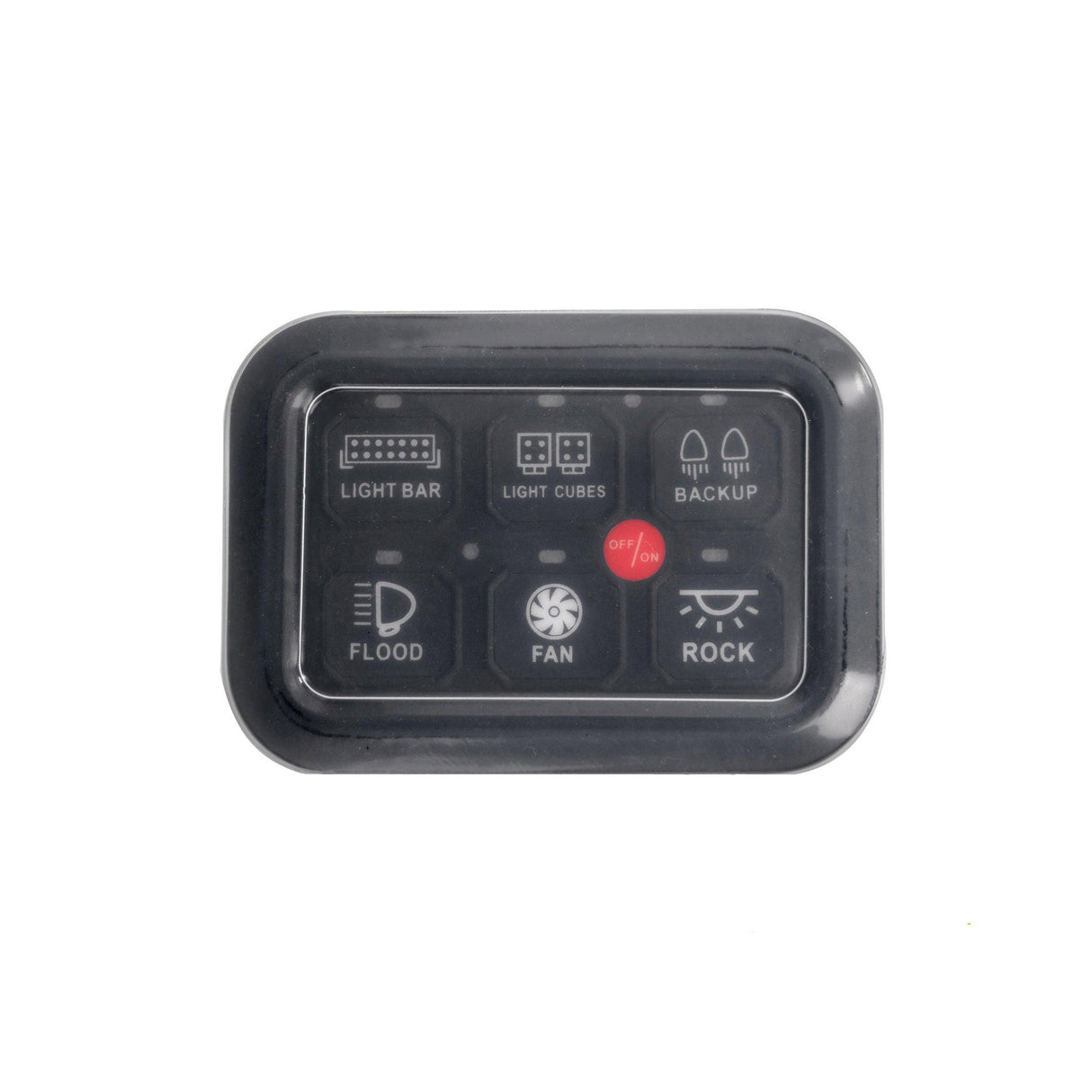 Waterproof Silicone Cover for 6 Gang Switch Panel