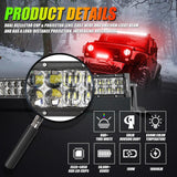New 32 Inch V-PRO Series Straight RGBW Color Changing Off Road Led Light Bar for ATV UTV SIDE BY SIDES