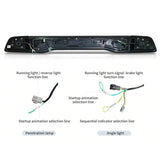 LED Tail Lights Assembly Full LED W/Start-Up Animation For 2011-2014 Dodge Charger