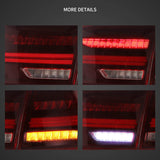 LED Tail Light Assembly With Full LED Sequential Turn Signal For 2011-2014 Volkswagen Jetta/Sagitar 6th Gen (A6)
