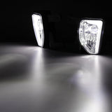 (2pcs/set) 45W DOT Approved LED Fog Lights with DRL for 2016-2018 Chevy Silverado 1500 (Chrome)