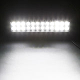 12 inch Classic-SM Series Dual Row LED Light Bar 6000K White Combo