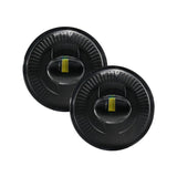 (2pcs/set) 24W Round Black LED Fog Lights 5202 for GMC Sierra 1500/2500/3500 2014-2018