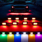 Dome Light UTV Interior Light Universal Roll Bar Cage Mount + RGBW LED Rock Light with Bluetooth Control for Polaris, Can-Am, UTV, ATV, Off-road Vehicle