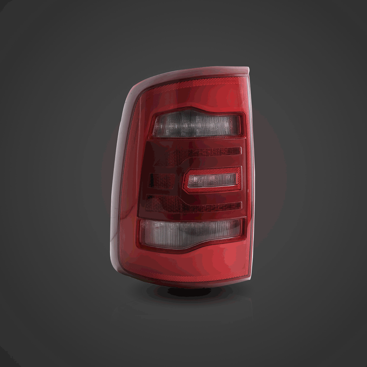LED Tail Lights Assembly With Red Sequetial Turn Signal For 2009-2018 Dodge Ram 4th Gen (DS/DJ/D2)