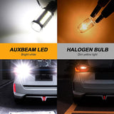 1156 P21W BA15S LED Brake/Reverse/Parking/Tail/Turn Singnal Light Bulbs 50W 8000LM Cool White/Amber/Red 33 Series | 2 Bulbs