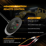 6 Modes Series 20 Inch White&Amber Off Road Led Light Bar