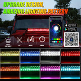 New 22 Inch V-PRO Series Straight RGBW Color Changing Off Road Led Light Bar for ATV UTV SIDE BY SIDES