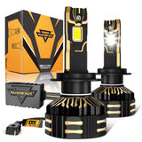 H7 LED Bulb Fog Lights/Low Beam Lights 110W 25000LM GX Bi-Color Series High Power & Brightness Dual Color Switchback | 2 Bulbs