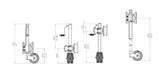 ARK XO750 XL OFFROAD TRAILER JOCKEY WHEEL Tipella Backcountry
