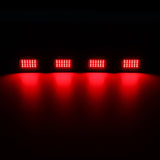 RGBW LED Rock Lights Kit with Bluetooth APP & Wireless Remote Control, Multicolor Neon Underglow Lights with Brake Light function