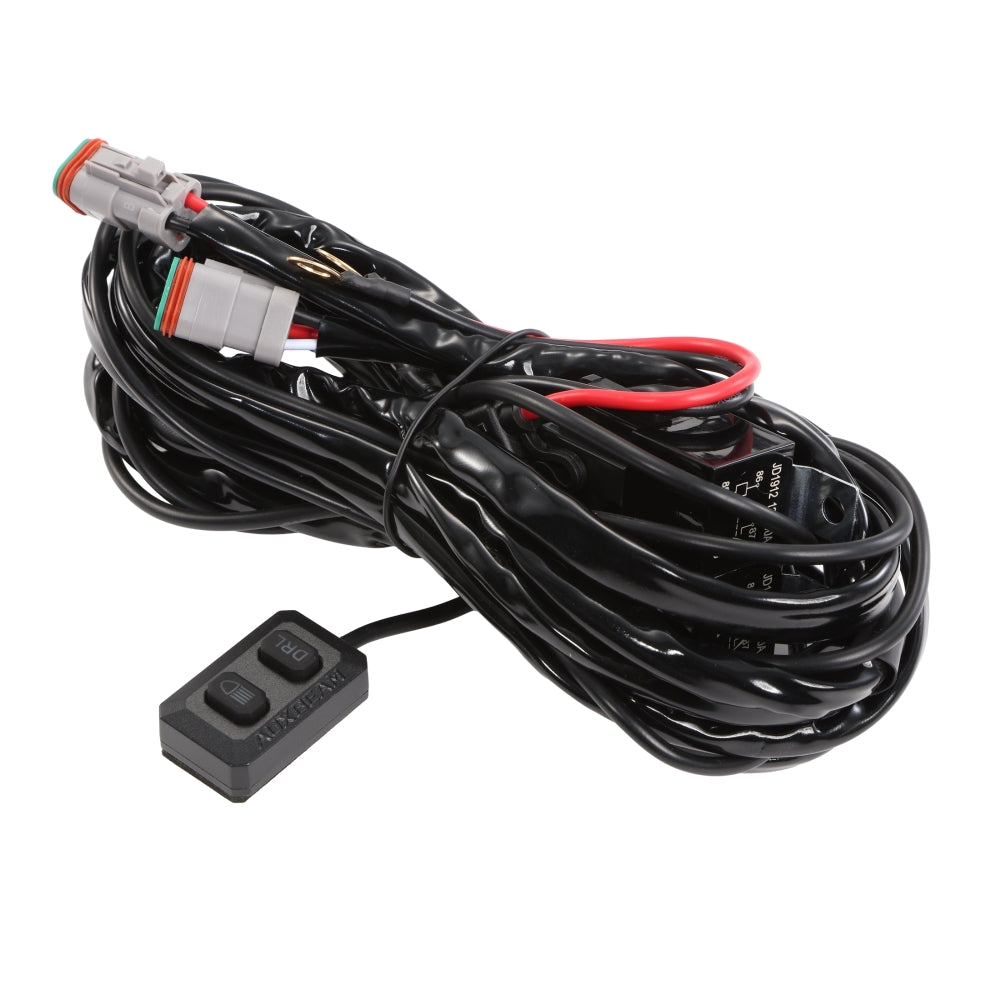 Auxbeam MASTER-T Series 9" Combo Beam Off-Road Lights Amber Backlight