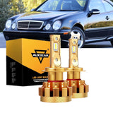For 2001-2006 Mercedes-Benz CLK55 AMG with HID headlamps LED Light Bulbs High Low Beam Bundle