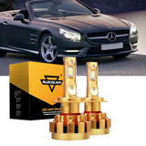 For 2003-2006 Mercedes-Benz SL500 with HID headlamps LED Light Bulbs High Low Beam Bundle