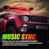New 42 Inch V-PRO Series Straight RGBW Color Changing Off Road Led Light Bar for ATV UTV SIDE BY SIDES