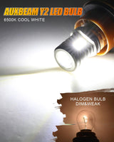 (2pcs/set) 1157/BAY15D Y2 Series 3-Sides Cool White LED Brake/Turn Single/Back-up/Side Maker/DRL
