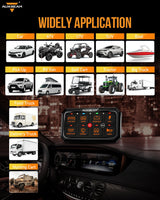 RA80 XL RGB Switch Panel, Larger Size, Toggle/ Momentary/ Pulsed Mode Supported