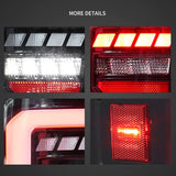 LED Tail Light Assembly With Dynamic Welcome Lighting Clear For 2007-2013 Chevrolet Siverado 2007-2010 GMC Sierra 1500 2500HD 3500HD